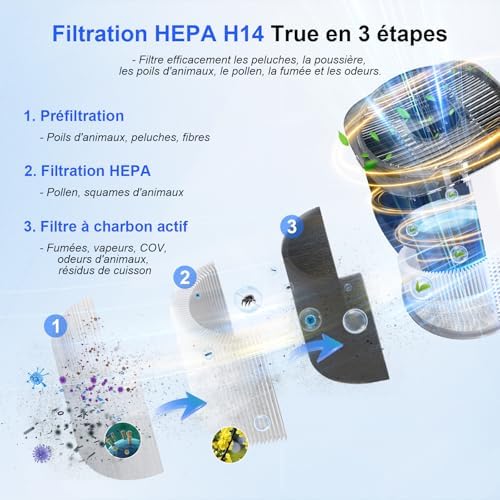 Vue 3 de Avamia Purificateur Dair Pour