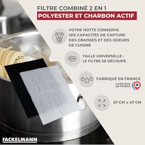 Vue 3 de Fackelmann Filtre Pour Hotte