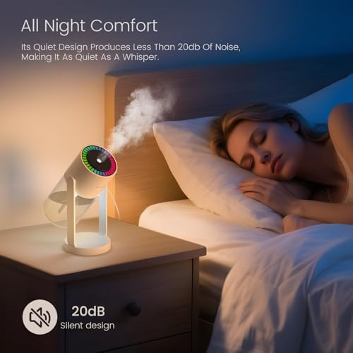 Vue 5 de Nixtrve Humidificateur Ml Ultrasonique