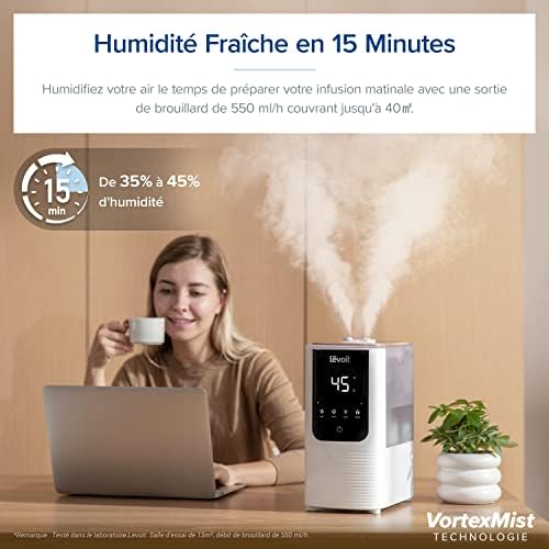 Vue 4 de Levoit Humidificateur Dair Intelligent