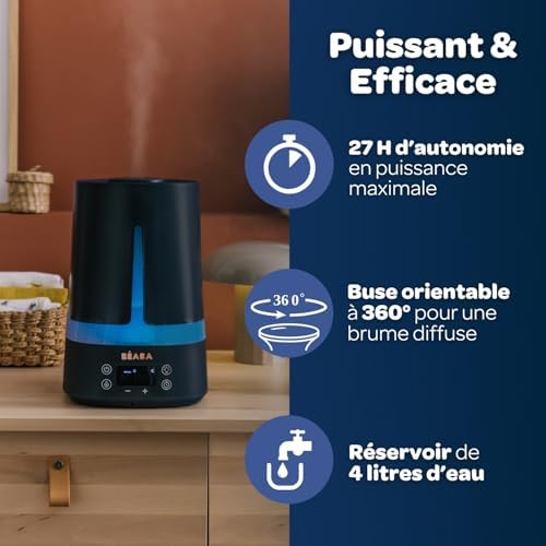 Vue 3 de Beaba Humidificateur Dair Chambre