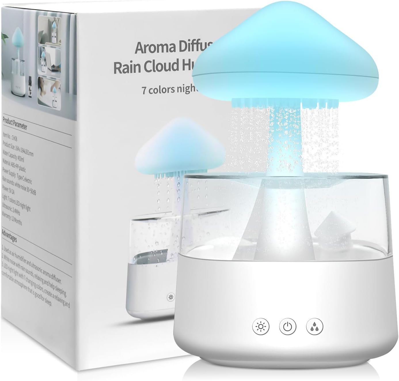 Lampe Pluie Humidificateur Dair