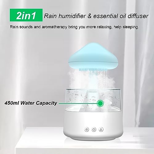 Vue 2 de Lampe Pluie Humidificateur Dair