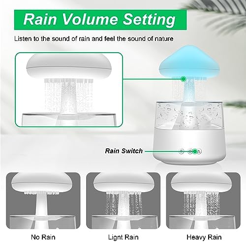 Vue 3 de Lampe Pluie Humidificateur Dair
