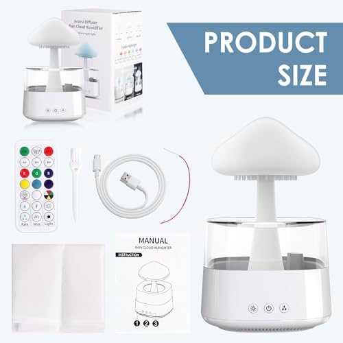 Vue 2 de Humidificateur Nuage De Pluie