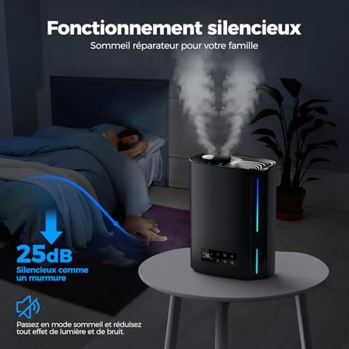 Vue 3 de Aroeve Humidificateur Dair Chambre