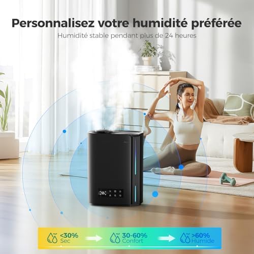 Vue 4 de Aroeve Humidificateur Dair Chambre