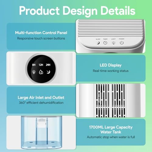 Vue 3 de Deshumidificateur Air Ml