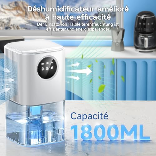 Vue 2 de Deshumidificateur Dair Ml Deshumidificateur