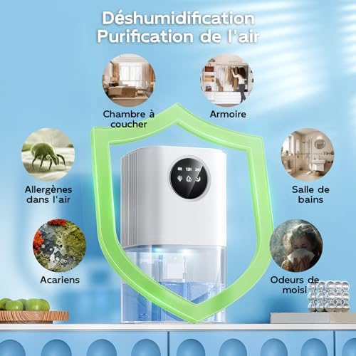 Vue 6 de Deshumidificateur Dair Ml Deshumidificateur