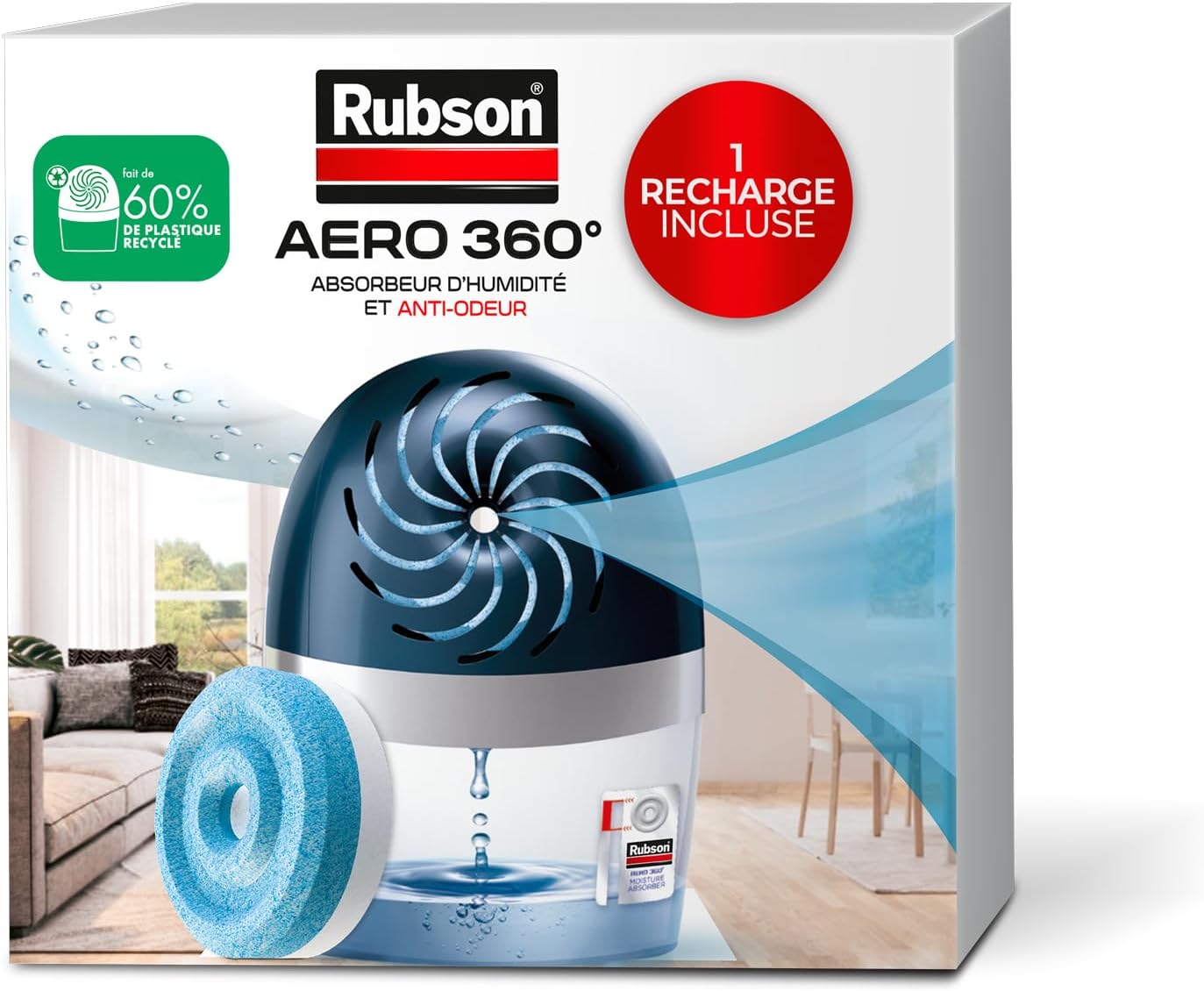 Rubson Absorbeur Dhumidite Aero