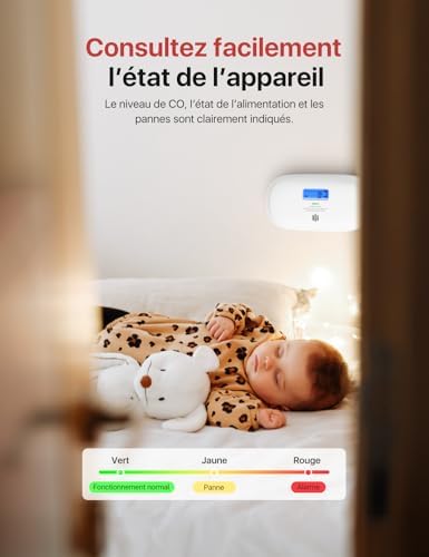 Vue 6 de Xsense Detecteur De Monoxyde
