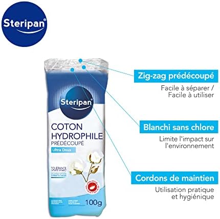 Vue 2 de Steripan Coton Hydrophile Dermatologique