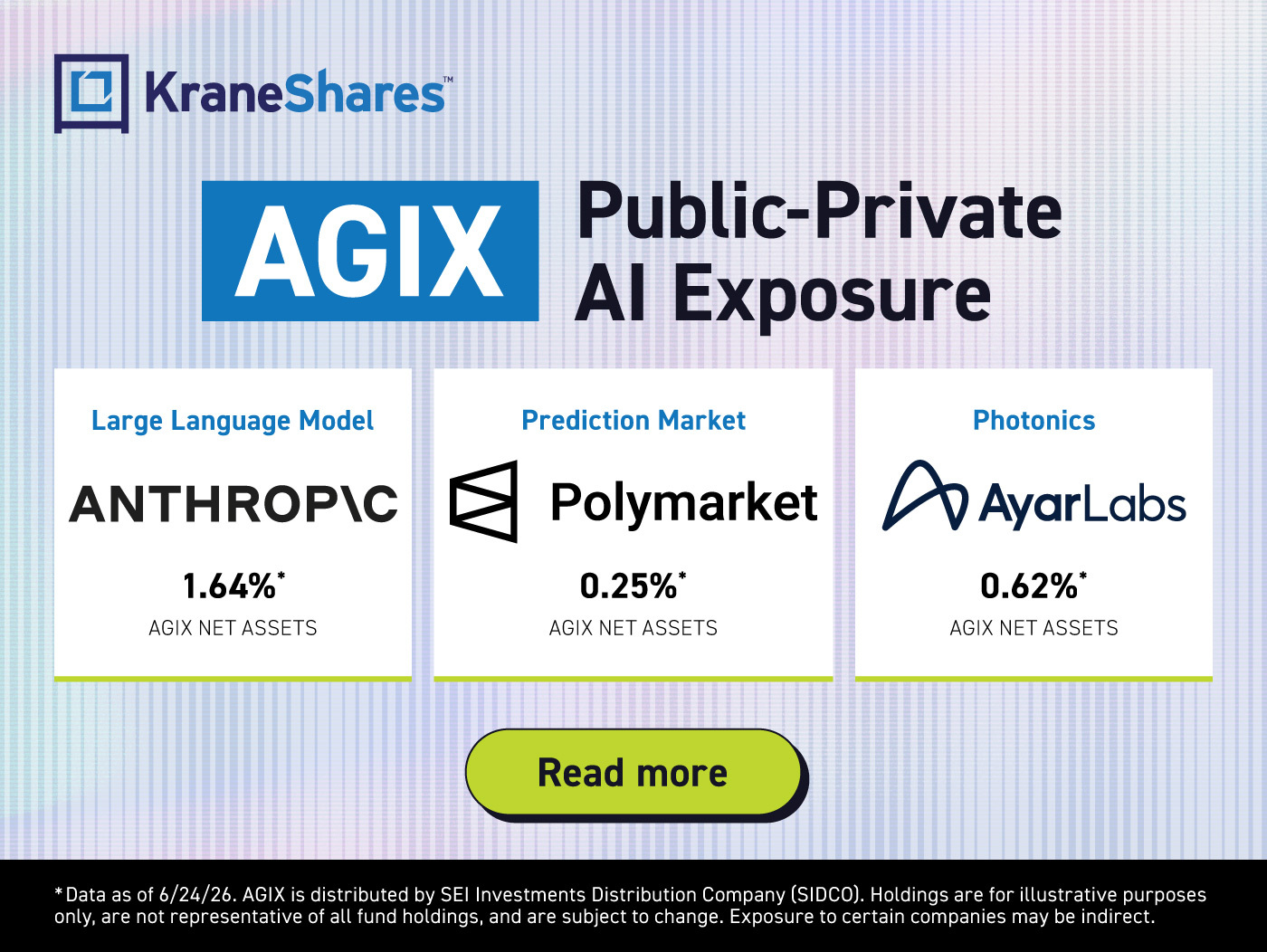 AGIX Adds Polymarket & Photonics Hardware Company Ayar Labs
