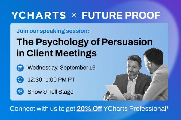 Meet YCharts Live at Future Proof Festival