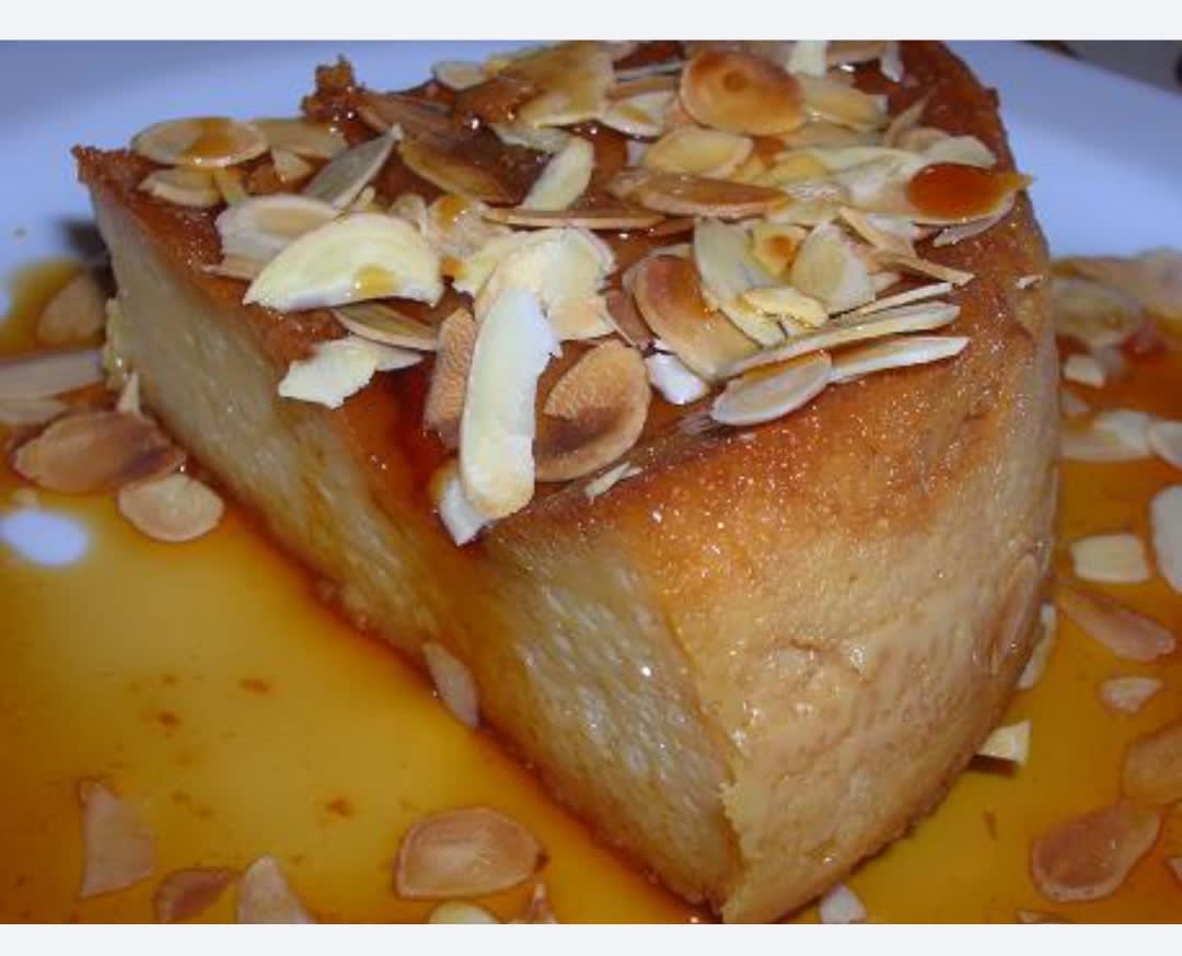 Flan caramel amande
