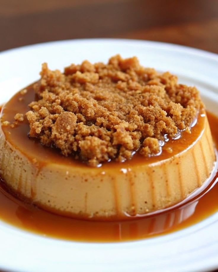 Flan lotus