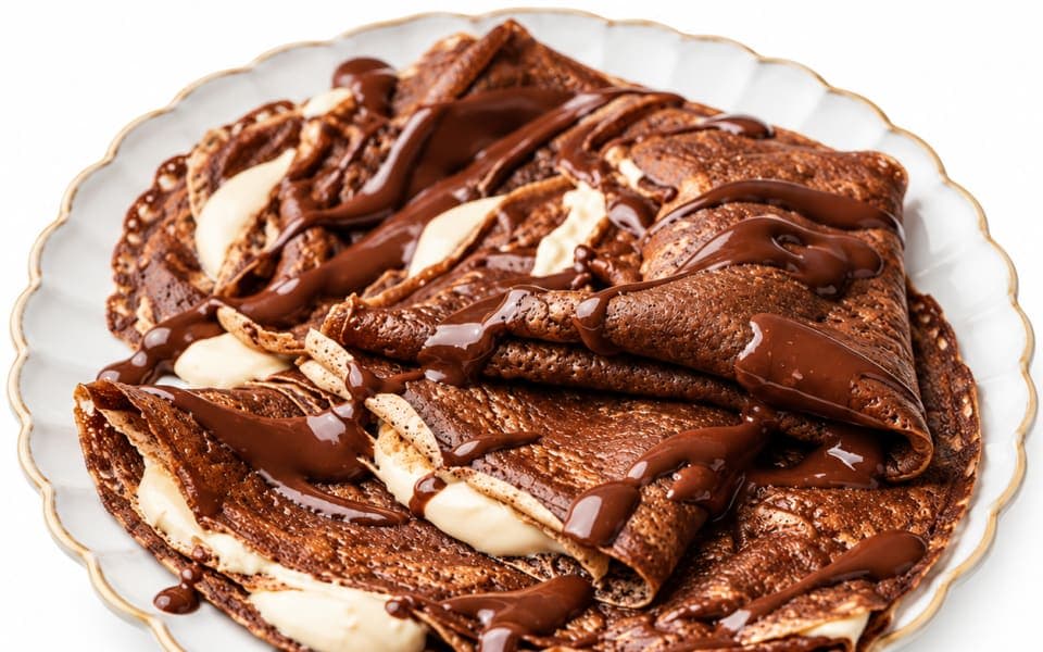 Crêpe brownies