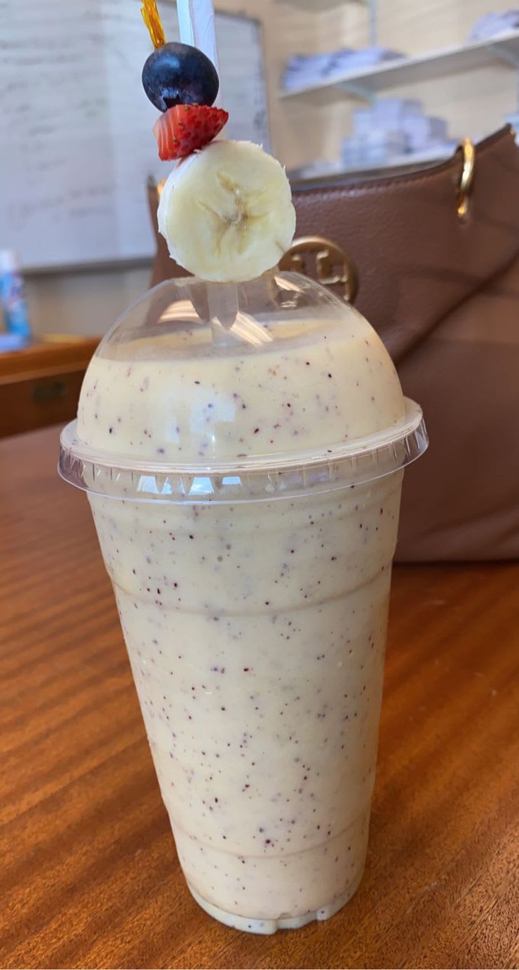 Milkshak banane vanille