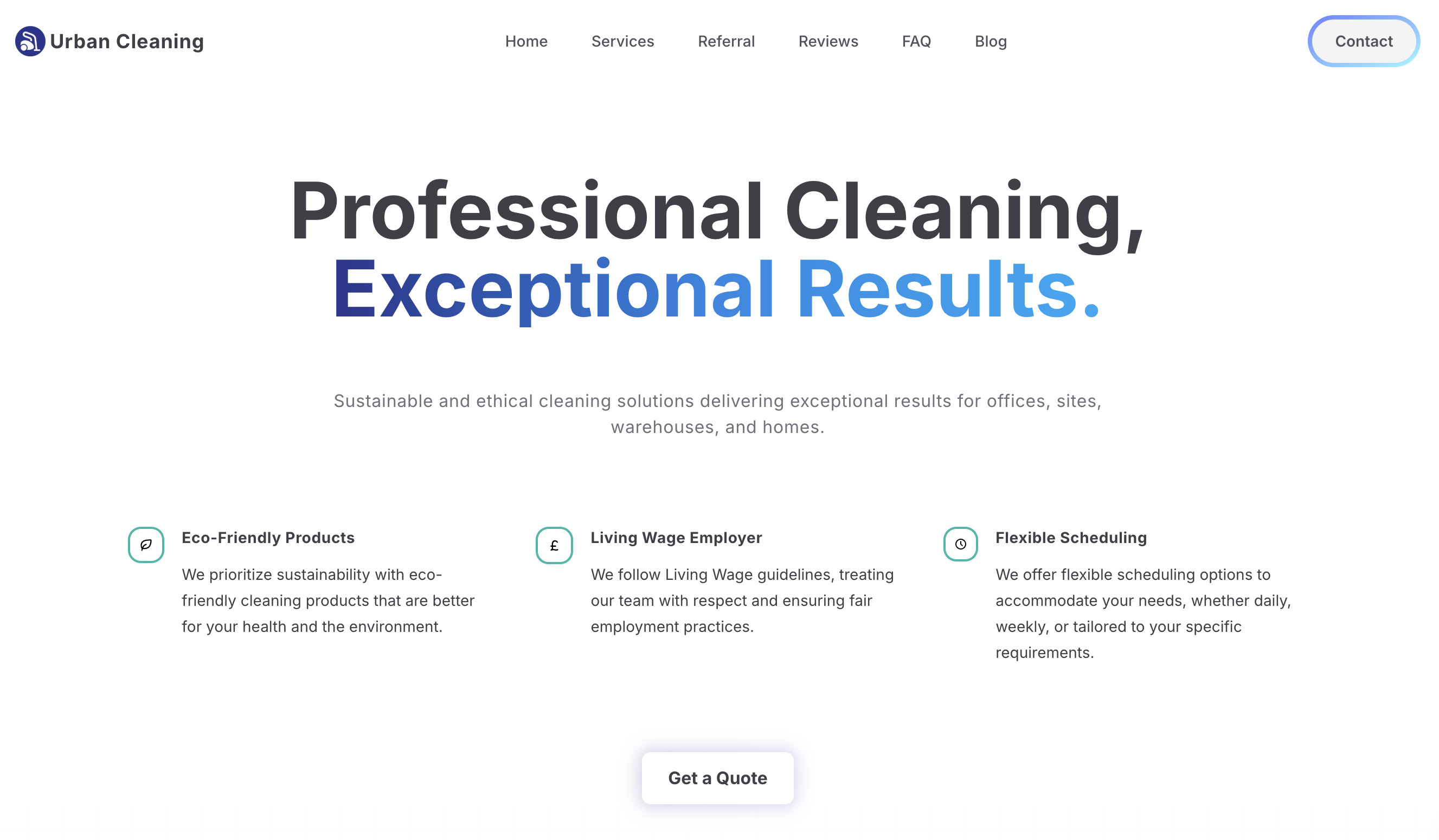 Urban Cleaning