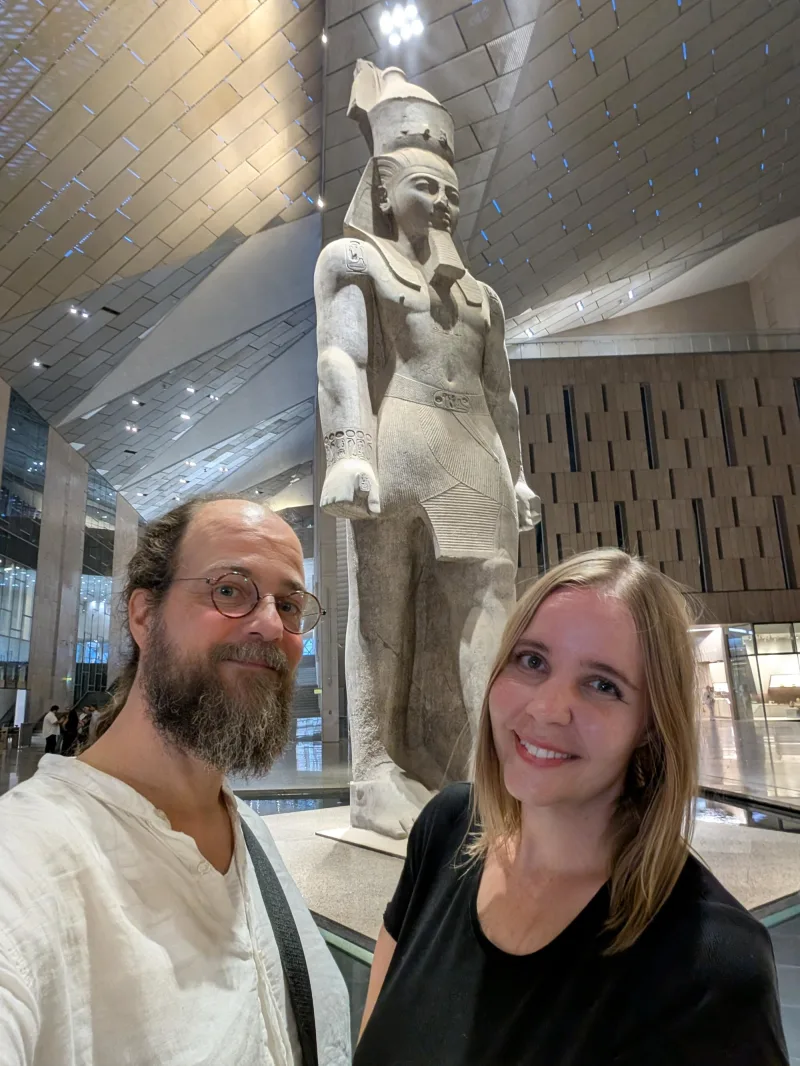 cairo museum gem ramses2 selfie - Kairos Museen