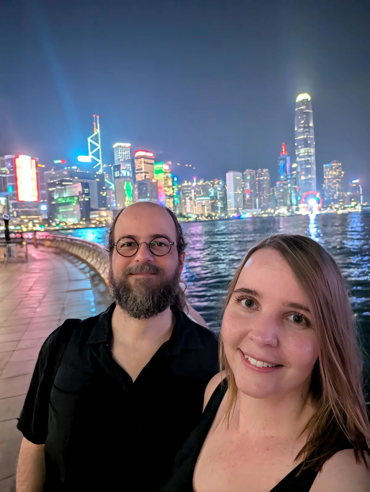 hk skyline selfie hvjbag - Tschüss Hong Kong!