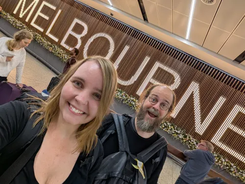 melbourne arrival ner5is - Hallo Melbourne!
