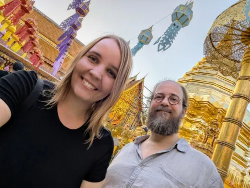 chiangmai doi suthep selfie kkwzm2 - Thailands Norden