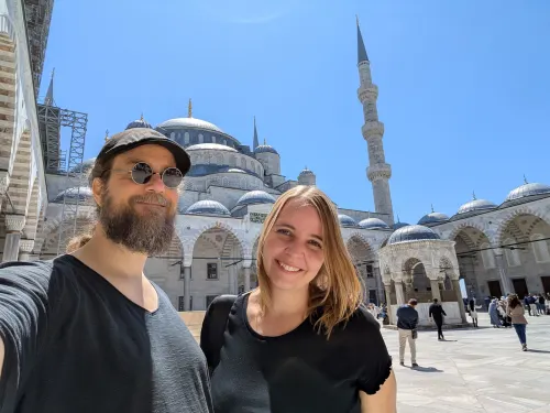 istanbul blue mosque selfie zabaua - Hallo Istanbul!