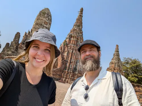 ayutthaya watthanaram selfie murkj8 - Nochmal Bangkok