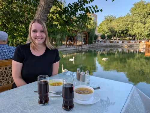 uz bukhara labi hovuz dinner anna phdscv - Wo das Meer Verschwand