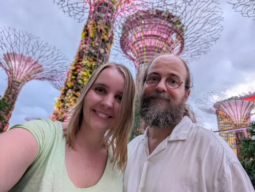 sg trees selfie sunset quzo9n - Hallo Singapur!