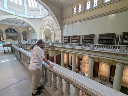 cairo museum old hall chris bp57lk - Kairos Museen