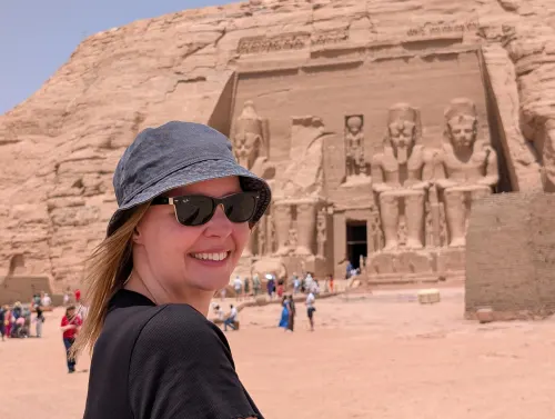 abusimbel front resting anna 2 slyngw - Aswan & Abu Simbel
