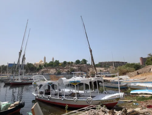 aswan nile view 3 ferry dock af4vr3 - Aswan & Abu Simbel