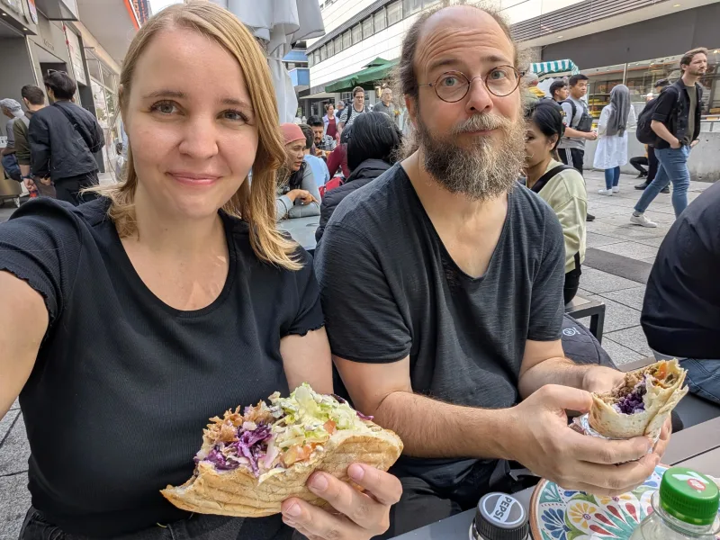 de stuttgart doener selfie - Urlaub vom Reisen