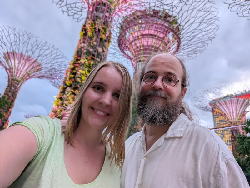 25_sg_trees_selfie_sunset_quzo9n - Hallo Singapur!