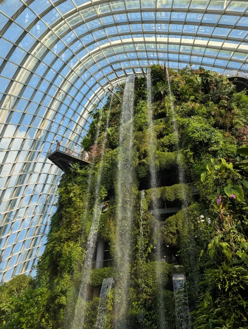 sg cloudforest waterfall rx8f36 - Hallo Singapur!