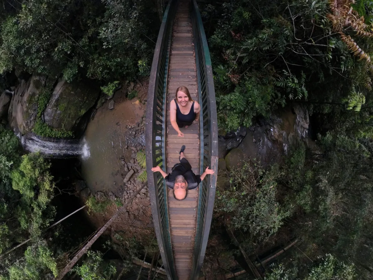 buderimforest bridge - Kurz nach Queensland