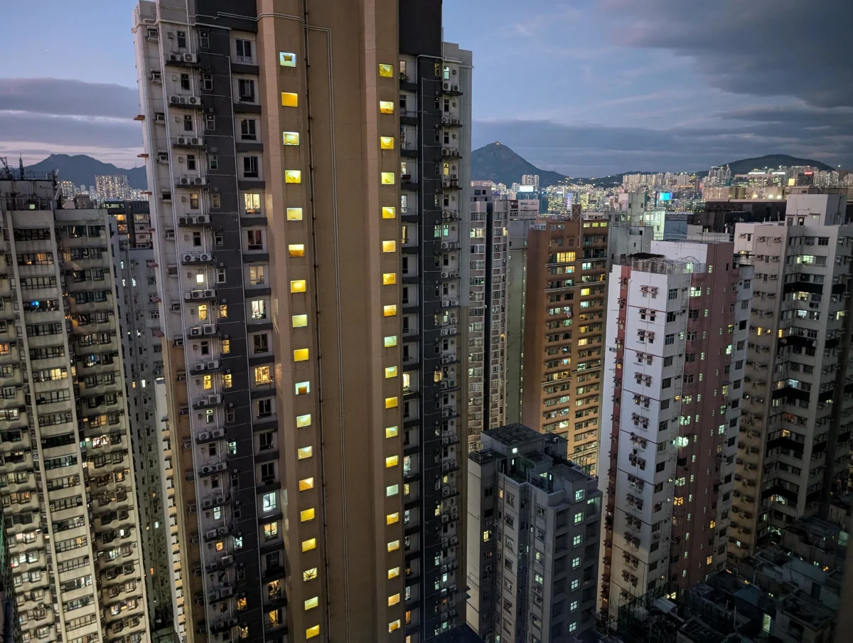 Aussicht Hotelzimmer - Hallo Hong Kong!