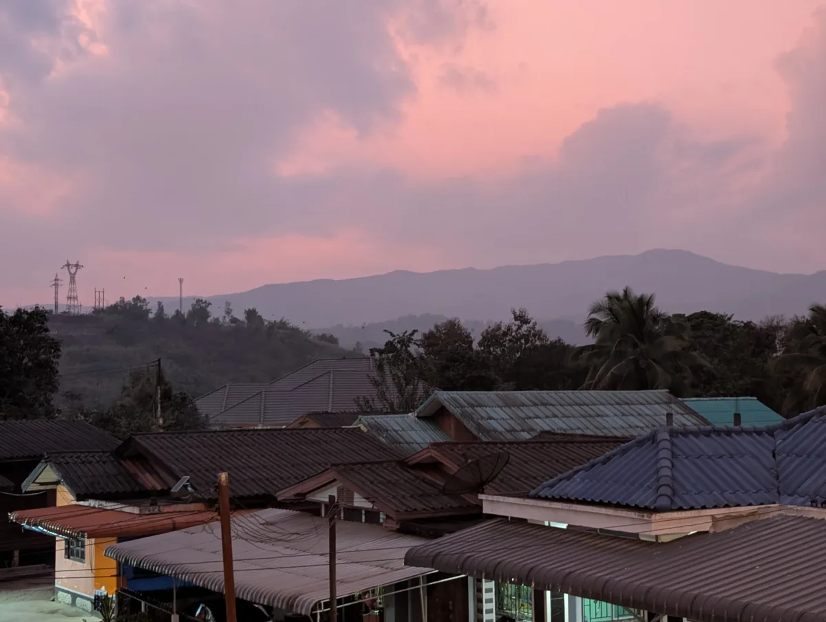 laos firstday sunset wvyulj - Hallo Laos!