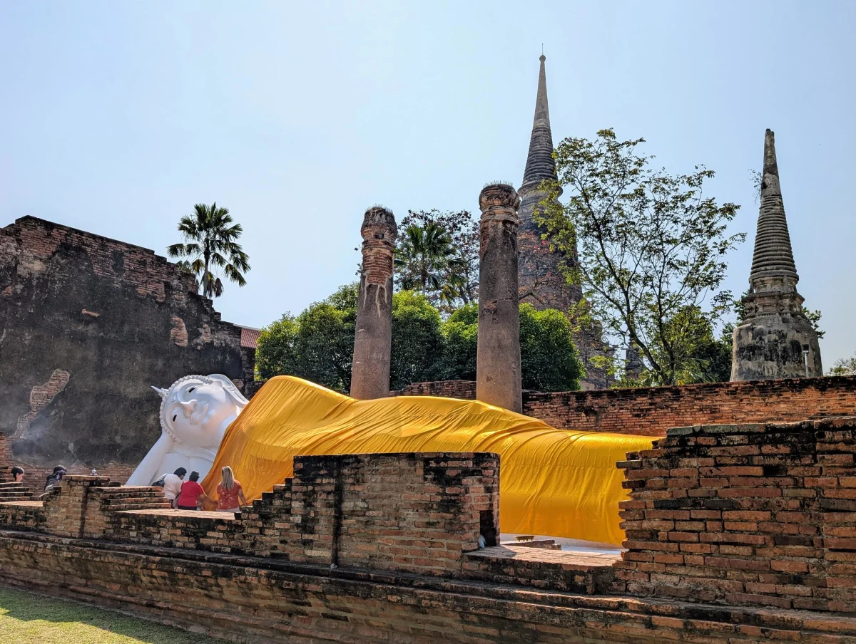 ayutthaya wat2 view 3 tkwp63 - Nochmal Bangkok