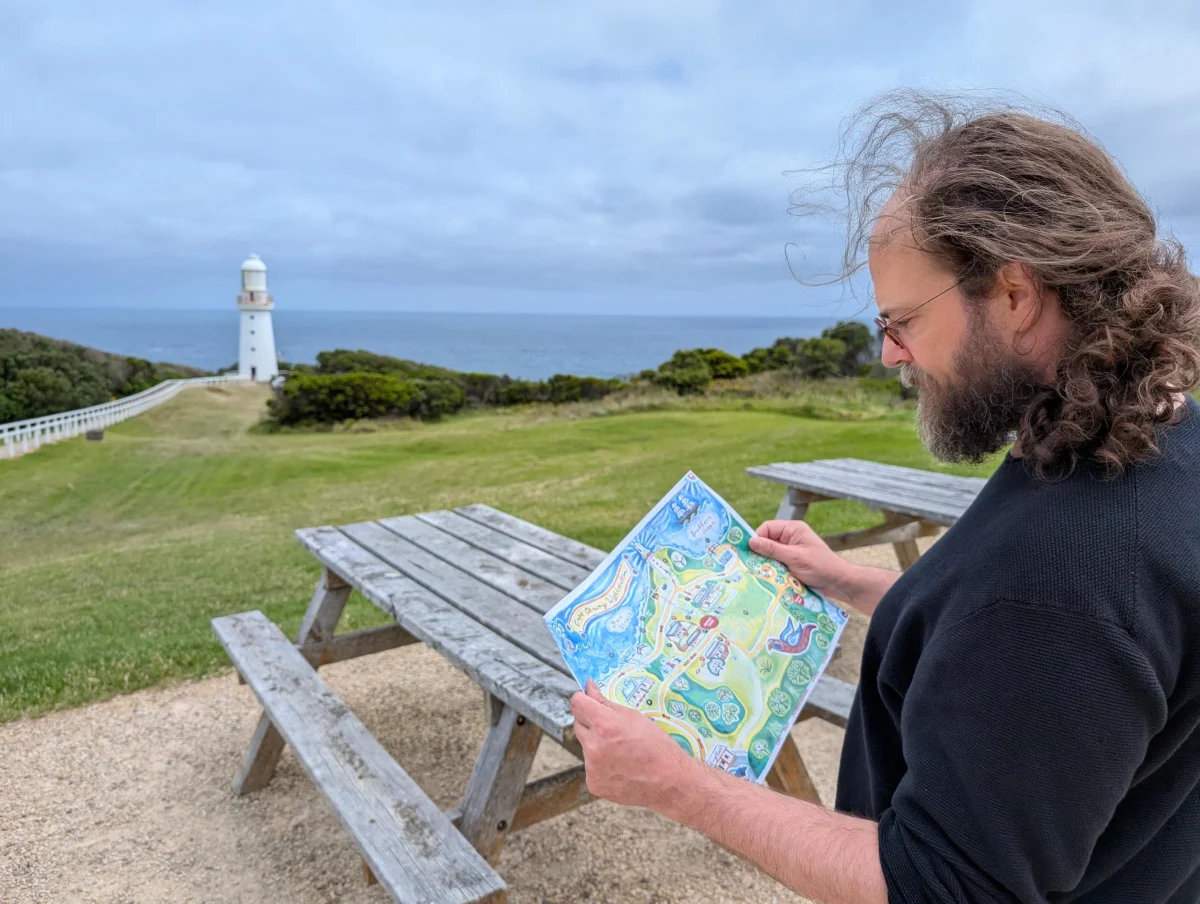 oceanroad lighthouse map smjh2w - Roadtrip!