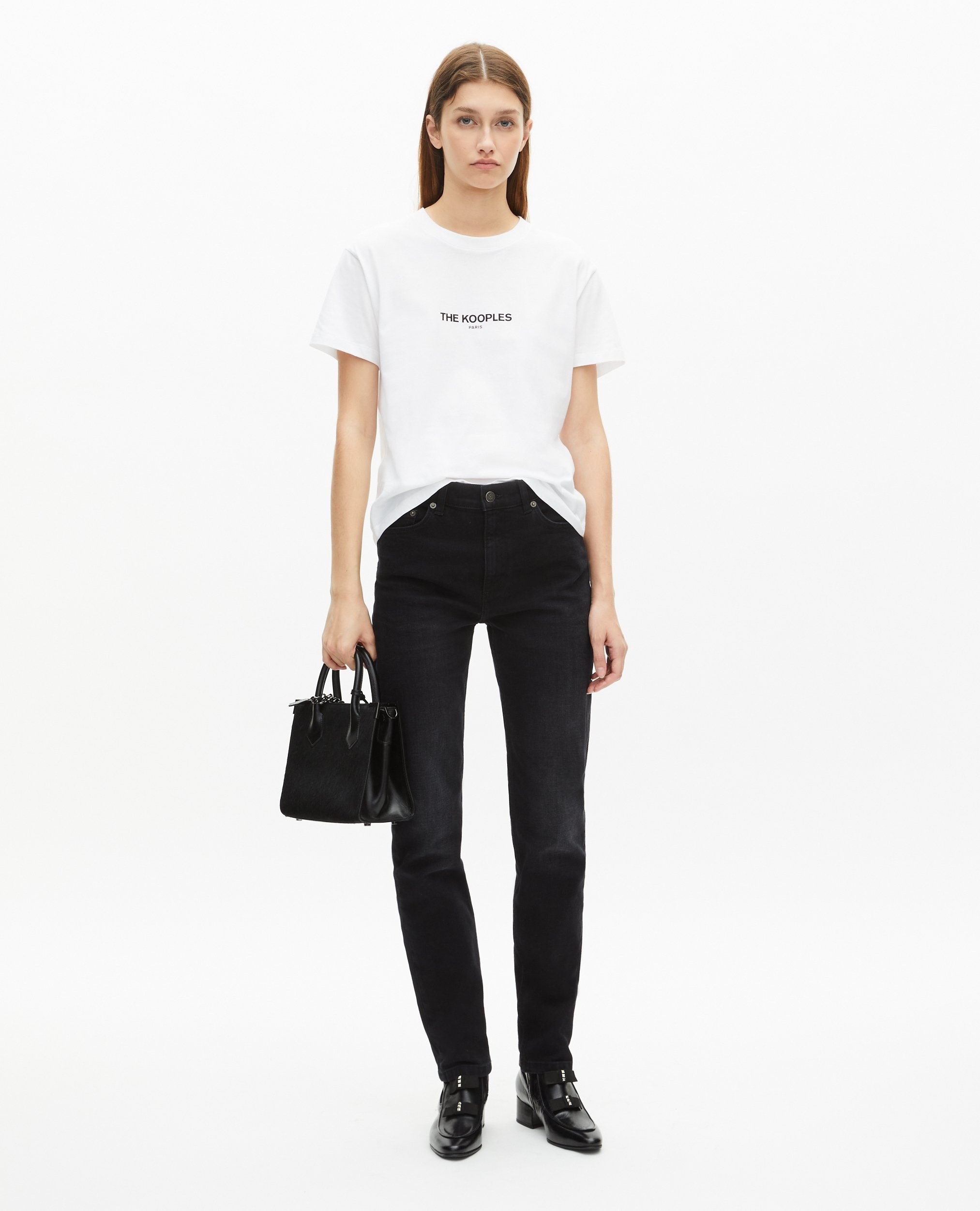 WHITE LOGO T-SHIRT