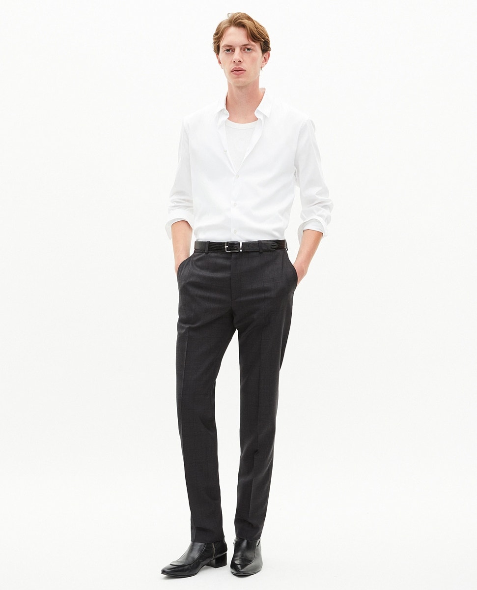 FORMAL WHITE POPLIN SHIRT