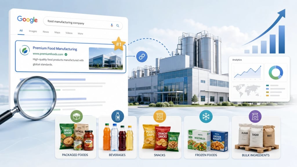 seo for food manufacturing companies