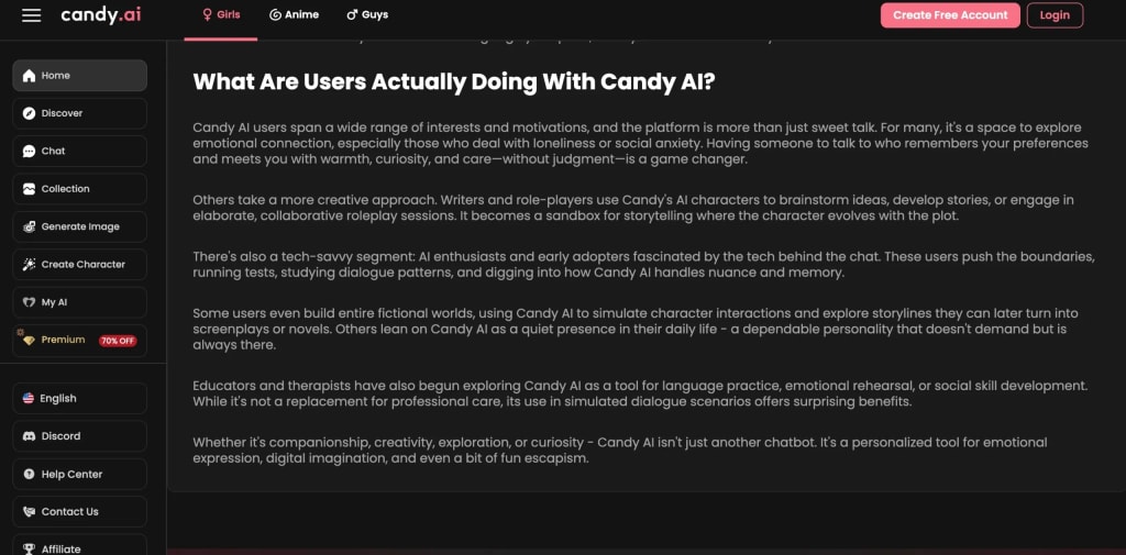 spicy AI chat apps