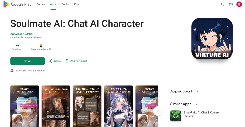 spicy AI chat apps