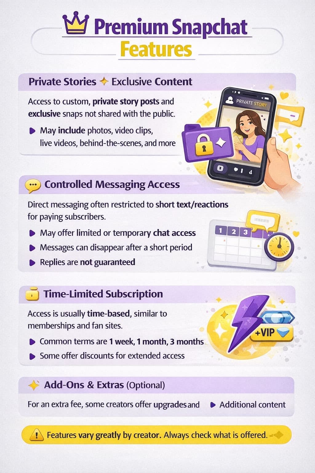 Premium Snapchat Features 