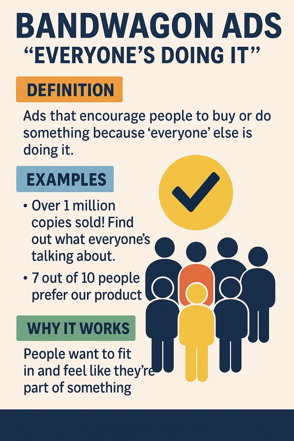 1. Bandwagon Ads: “Everyone’s Doing It”
Propagada ads